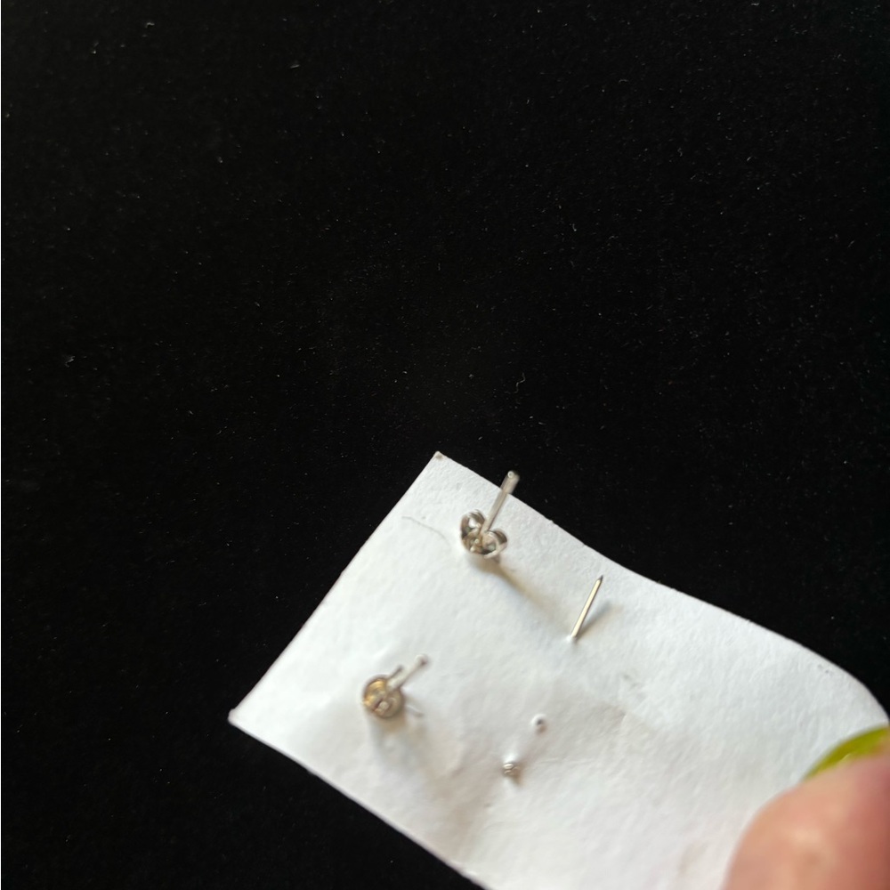 Sterling Silver Earrings and Pendant set - Picture 2 of 3